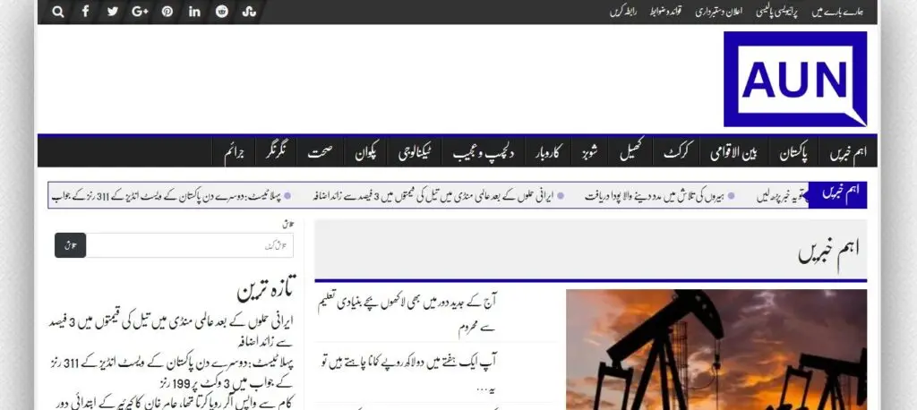 ali urdu news